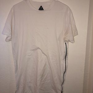 White shirt with zip